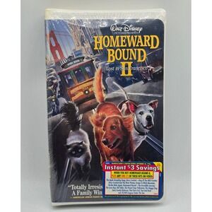 Vintage SEALED Walt Disney Homeward Bound II Lost in San Francisco VHS Movie